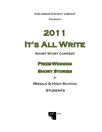 2011 "It's All Write!" Book
