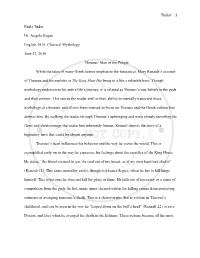 Classical Mythology June 22, 2016 Theseus: Man of The