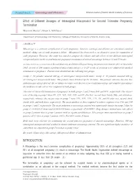 INTRODUCTION Effect of Different Dosages of Intravaginal Misoprostol