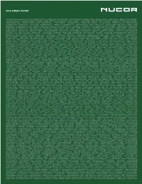 Nucor Corporation 2016 Annual Report