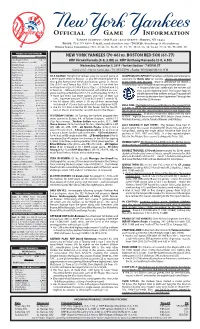 Official Game Information