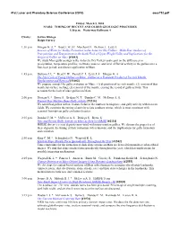 MARS: TIMING of RECENT and OLDER GEOLOGIC PROCESSES 1:30 P.M