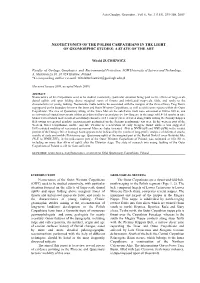 Neotectonics of the Polish Carpathians in the Light of Geomorphic Studies: a State of the Art