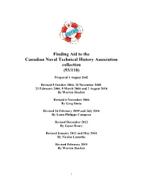 The Collection of Information for Each of the Areas in Which the Navy’S Activities Impacted the Industrial Base Throughout This Period