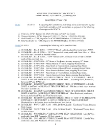 2010 Board Resolution Log (PDF)