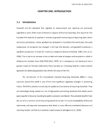 Chapter One: Introduction