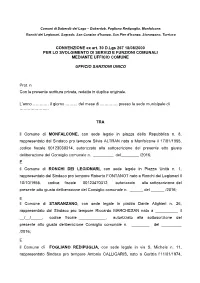 Convenzione PM 2016