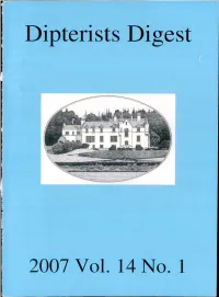 Dipterists Digest