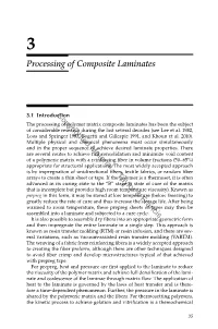 Processing of Composite Laminates
