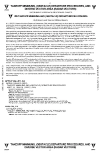 Takeoff Minimums
