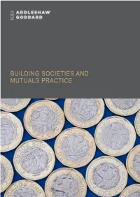 Building Societies and Mutuals Practice