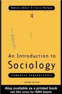 An Introduction to Sociology