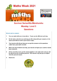 Maths Week 2021