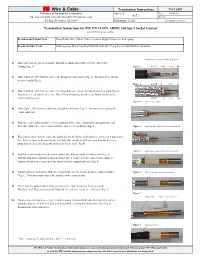 T-111079 a Division of the Angelus Corporation Approved : Date: 08/01/18 Ph (262)-246-0500 Fax (262) 246-0450 Rev