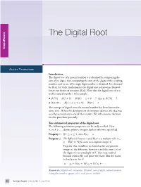 The Digital Root of M(M + 1)/2 Will Be One of the Numbers 3, 6, 9