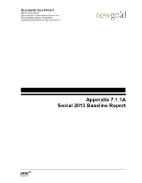 Appendix 7.1.1A Social 2013 Baseline Report