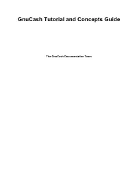 Gnucash Tutorial and Concepts Guide