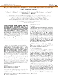 Ligand Interaction with the Puri¢Ed Serotonin Transporter in Solutionprovided by Elsevier and - Publisher Connector at the Air/Water Interface