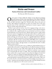 Nuclear Deterrence and Conventional Conflict