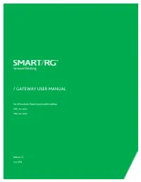 Smartrg Gateway User Manual