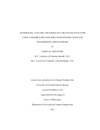 3D Modeling, Analysis, and Design of a Traveling-Wave Tube