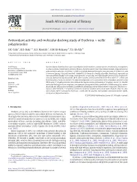 Antioxidant Activity and Molecular Docking Study of Erythrina × Neillii Polyphenolics