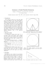 Comments on Double-Theodolite Evaluations