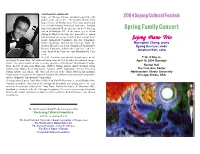 Concert Program