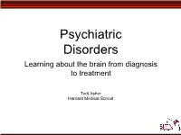 Psychiatric Disorders Learning About the Brain from Diagnosis to Treatment