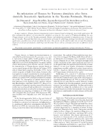 Re-Infestation of Houses by Triatoma Dimidiata After Intra