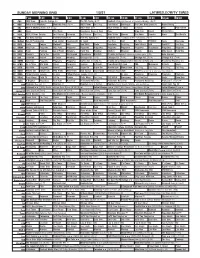 Sunday Morning Grid 1/3/21 Latimes.Com/Tv Times