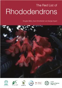 The Red List of Rhododendrons