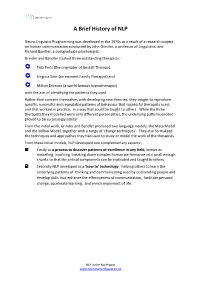 A Brief History of NLP