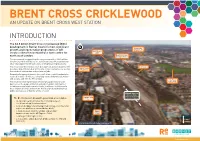 An Update on Brent Cross West Station