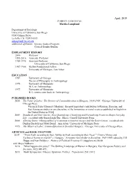 Lampland.Cv.April 2019.Pdf