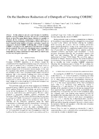 On the Hardware Reduction of Z-Datapath of Vectoring CORDIC