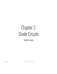 Diode Circuits Rectifier Circuits