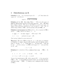 Distributions: How to Think About the Dirac Delta Function