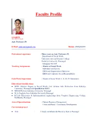 Faculty Profile