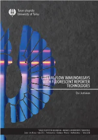 Lateral Flow Immunoassays with Fluorescent Reporter Technologies