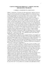 Leibniz's First Solution
