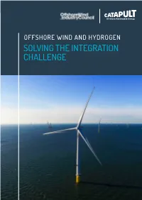Offshore Wind and Hydrogen: Solving the Integration Challenge