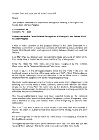 Senator Patrick Dodson and Mr Julian Leeser MP Chairs Joint Select