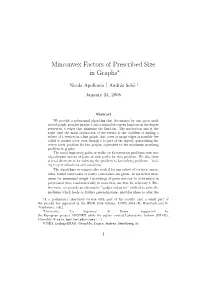 Minconvex Factors of Prescribed Size in Graphs∗