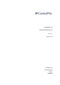 Privacy Policy V1.1