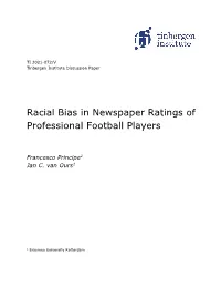 Racial Bias in Newspaper Ratings of Professional Football Players