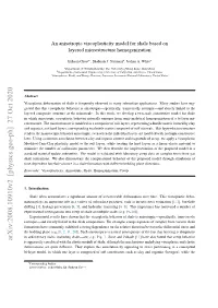 An Anisotropic Viscoplasticity Model for Shale Based on Layered Microstructure Homogenization