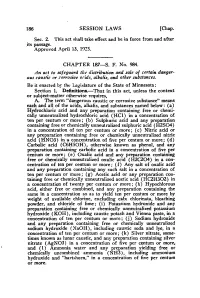 186 SESSION LAWS [Chap