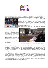 Ancient and Accepted Scottish Rite – XIX World Conference Lisbon, Portugal