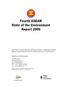 Fourth ASEAN State of the Environment Report 2009